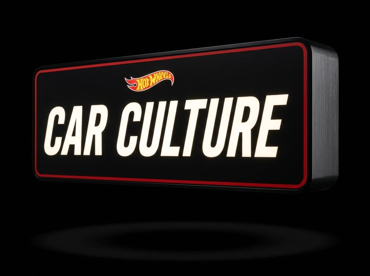 Hot Wheels Car Culture Işıklı Kutu, açılı görünüm