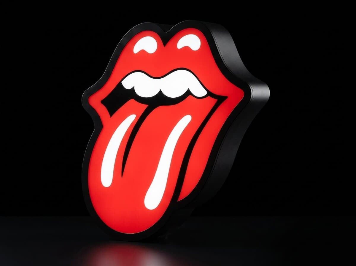 Rolling Stones Işıklı Kutu, açılı görünüm