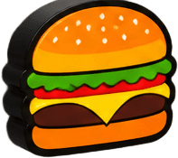 Burger Işıklı Kutu