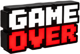 Game Over Işıklı Kutu
