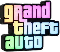 GTA Işıklı Logo Kutusu