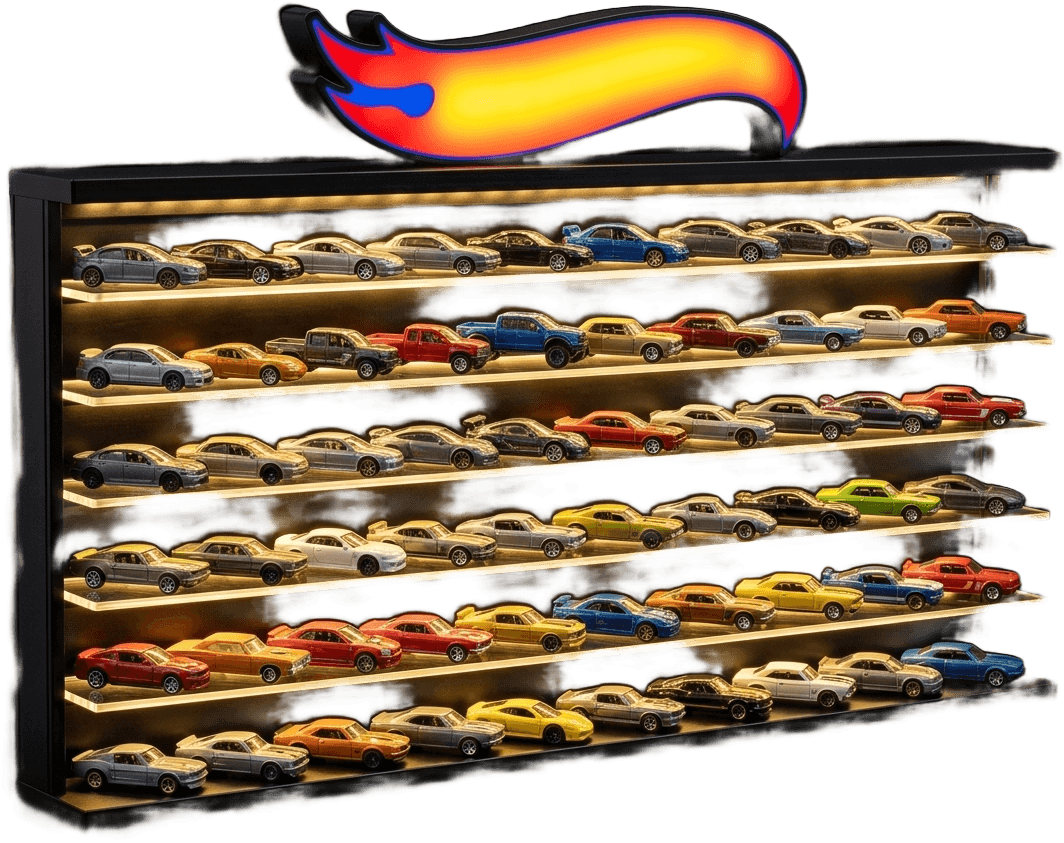Hot Wheels 40'lı LED Raf
