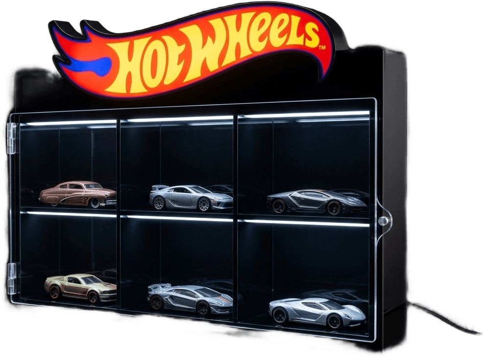 Hot Wheels 6'lı Duvar Vitrini