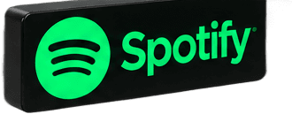 Spotify Işıklı Logo Kutusu