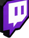 Twitch Işıklı Logo Kutusu
